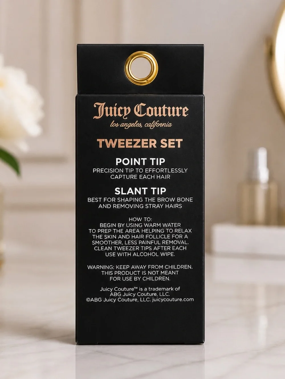 Juicy Couture Purple Tweezer Set 2 Pack New